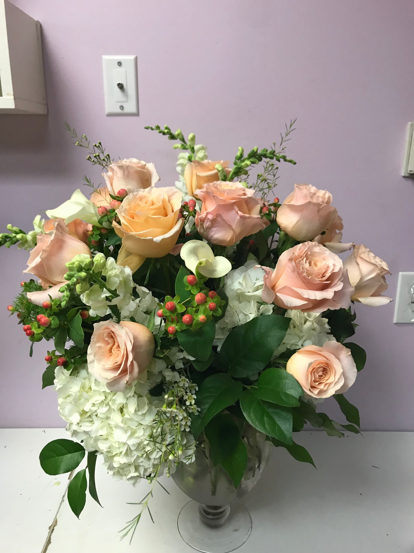 24 roses arranged TRADITIONAL